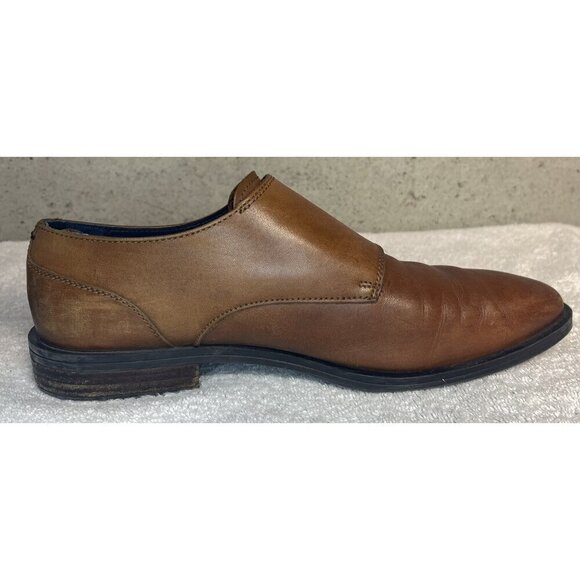 Cole Haan Mens Dawes Grand Double Monk-Strap Loafer Size 9½ M Birtish Tan C27611 main image 5
